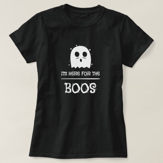 Halloween Ghost Basic T-Shirt (Design voorkant)