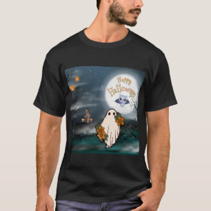 Halloween Ghost Bat Spiders T-shirt