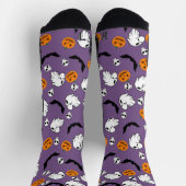 Halloween Ghost Bats Skull Pumpkin Sokken (Top)