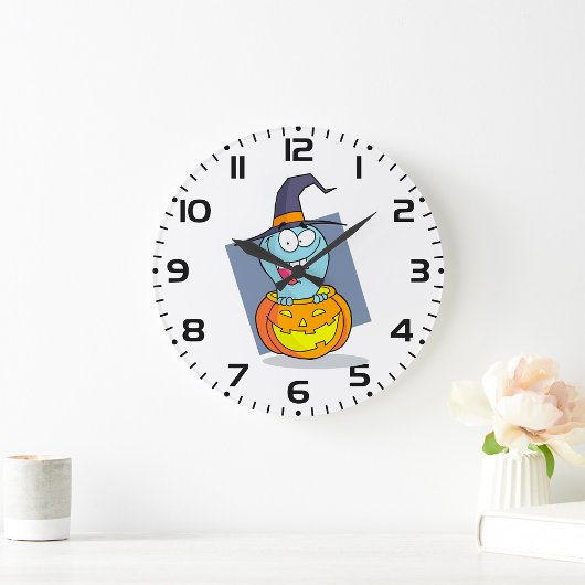 Halloween Ghost beroemd gemaakt door Pumpkin Spook Grote Klok