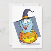 Halloween Ghost beroemd gemaakt door Pumpkin Spook Kaart (Voorkant)
