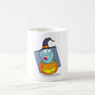 Halloween Ghost beroemd gemaakt door Pumpkin Spook Koffiemok