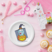 Halloween Ghost beroemd gemaakt door Pumpkin Spook Papieren Bordje (Feest)