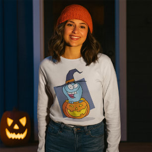 Halloween Ghost beroemd gemaakt door Pumpkin Spook T-shirt