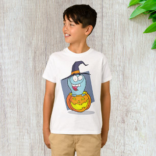 Halloween Ghost beroemd gemaakt door Pumpkin Spook T-shirt