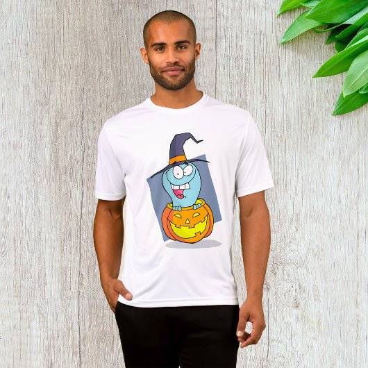Halloween Ghost beroemd gemaakt door Pumpkin Spook T-shirt