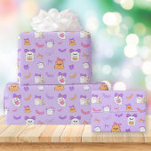 Halloween Ghost Birthday Cadeaupapier