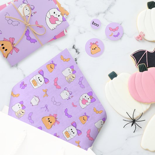 Halloween Ghost Birthday Tissuepapier