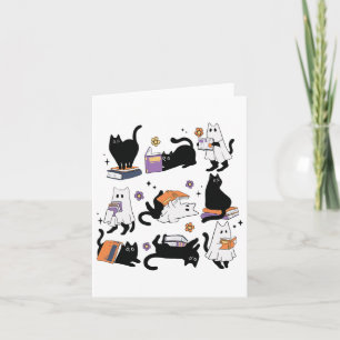 Halloween Ghost Black Cat Leesboek Kostuum Kaart