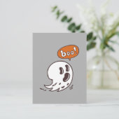 Halloween Ghost Boo Briefkaart (Staand voorkant)