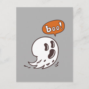 Halloween Ghost Boo Briefkaart