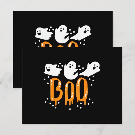 Halloween Ghost Boo Cute (Voorkant / Achterkant)