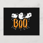 Halloween Ghost Boo Cute Informatiekaartje (Achterkant)