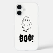 Halloween Ghost Boo iPhone Case Fixed Design (Achterkant)