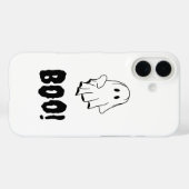 Halloween Ghost Boo iPhone Case Fixed Design (Achterkant (horizontaal))
