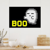 HALLOWEEN GHOST - BOO POSTER (Keuken)