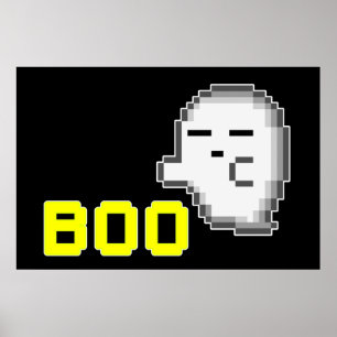 HALLOWEEN GHOST - BOO POSTER