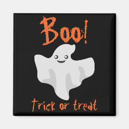 Halloween Ghost Boo! Trick or treat Magneet
