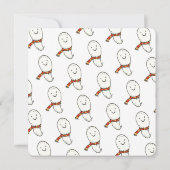 Halloween Ghost Boo-Verjaardag Uitnodiging (Achterkant)