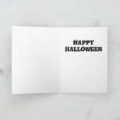 Halloween Ghost Boo voor je grappige Kaart (Binnen)