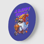 Halloween Ghost Boo Wall Clock Grote Klok (Hoek)