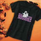 Halloween Ghost Book Lover T-shirt