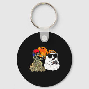 Halloween Ghost Boys Kinder Gaming Scary Skeleton  Sleutelhanger