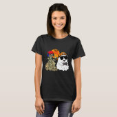 Halloween Ghost Boys Kinder Gaming Scary Skeleton  T-shirt (Voorkant volledig)