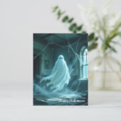 Halloween Ghost Briefkaart (Staand voorkant)