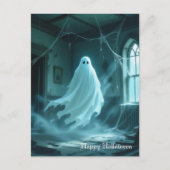 Halloween Ghost Briefkaart (Voorkant)