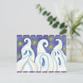 Halloween Ghost Briefkaart (Staand voorkant)