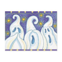 Halloween Ghost Briefkaart