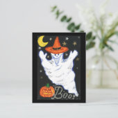 Halloween Ghost Briefkaart (Staand voorkant)
