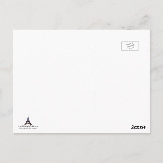 Halloween Ghost Briefkaart (Achterkant)