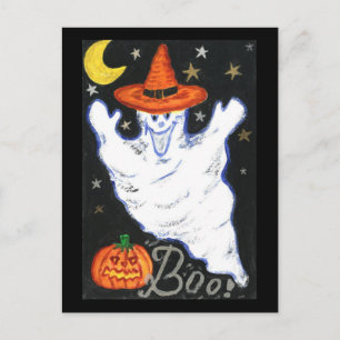 Halloween Ghost Briefkaart