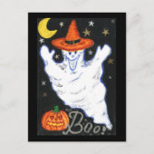 Halloween Ghost Briefkaart (Voorkant)