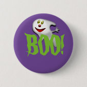 Halloween Ghost Button Pin (Voorkant)
