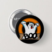 Halloween Ghost-Buttonnen Ronde Button 5,7 Cm (Voorkant /achterkant)
