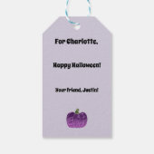 Halloween Ghost Cadeaulabel (Achterkant)