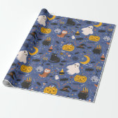 Halloween Ghost Cadeaupapier (Uitgerold)