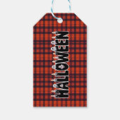 Halloween Ghost Candle Lettering Cadeaulabel (Voorkant)