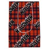 Halloween Ghost Candle Lettering Medium Cadeauzakje (Achterkant)