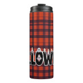 Halloween Ghost Candle Lettering Thermosbeker (Voorkant)