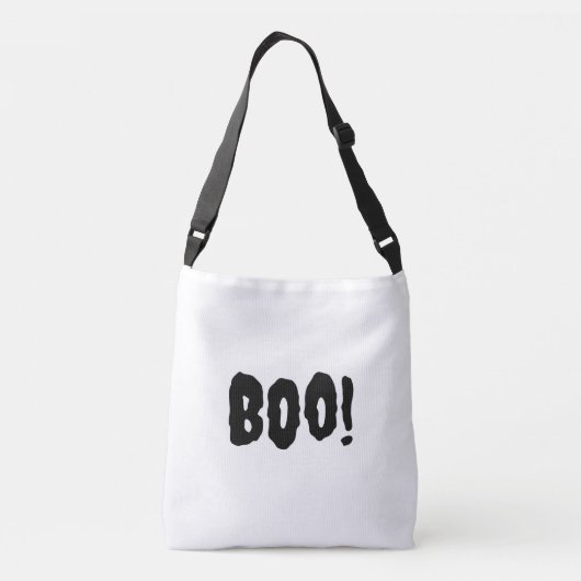Halloween Ghost Canvas tas met Fixed Boo Design (Achterkant)