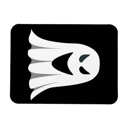 Halloween Ghost Cartoon Illustratie 02 Magneet (Horizontaal)