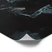 Halloween Ghost Cat Poster (Hoek)