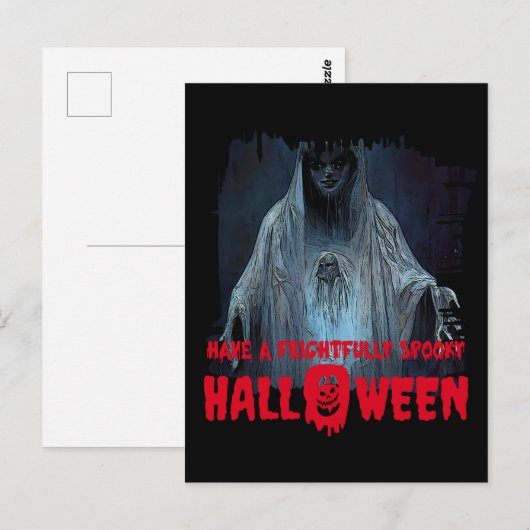 Halloween Ghost Catchy Phrases Briefkaart (Voorkant / Achterkant)