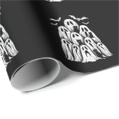 Halloween Ghost Cats Lover Herfst Spooky Season Cadeaupapier (Rol Hoek)