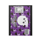 Halloween Ghost Chip Bag Wrappers Party Favorieten Notitieblok (Linkerzijde)