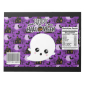 Halloween Ghost Chip Bag Wrappers Party Favorieten Notitieblok (Voorkant)